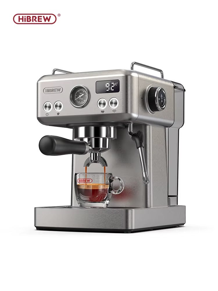 HiBREW 20Bar Semi Automatic Espresso Coffee Machine Temperature Adjustable 58mm